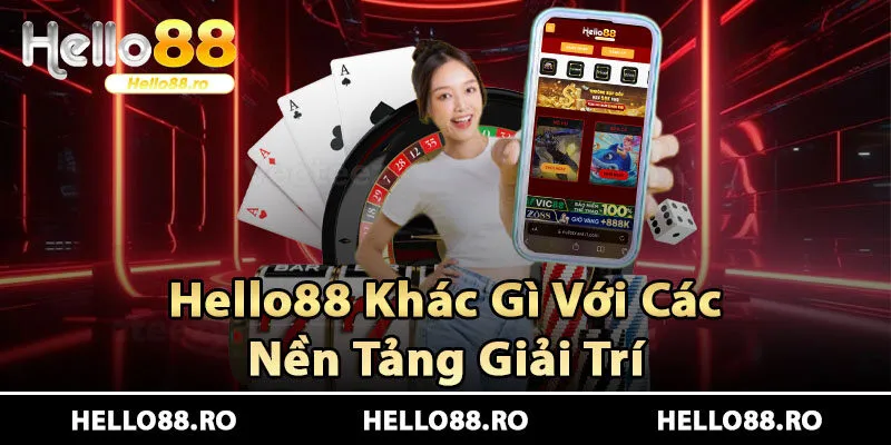 So sánh với các nền tảng giải trí online hiện tại